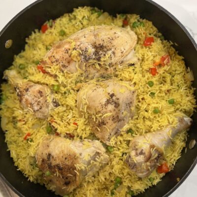 Cuban Arroz Con Pollo- Rice and Chicken